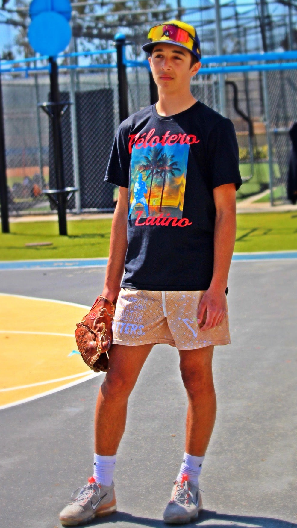 Sunset Pelotero Latino t-shirt in Soft style jersey fabric